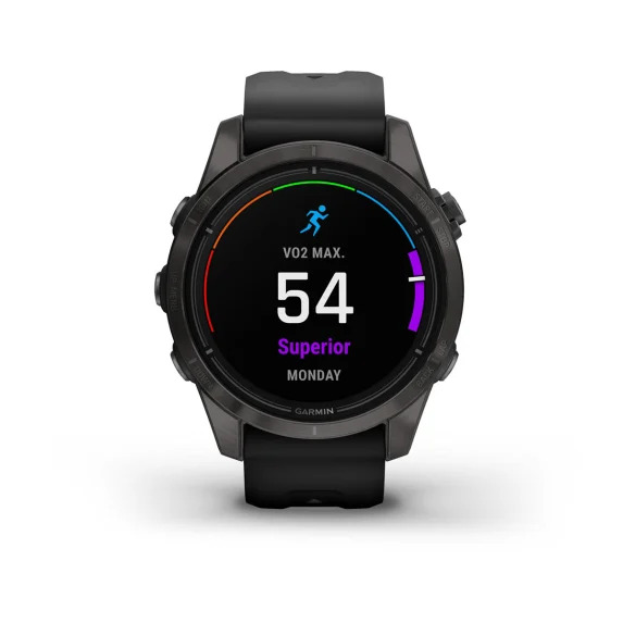 Garmin Epix Pro Gen 2 Smartwatch - Sapphire/Carbon Gray DLC Ti