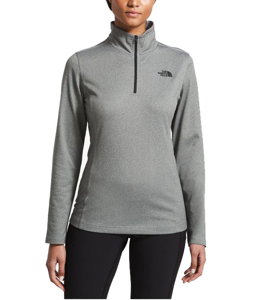 The North Face Tech Mezzaluna 1/4 Zip Womens Jacket - Tnf Medium Grey ...