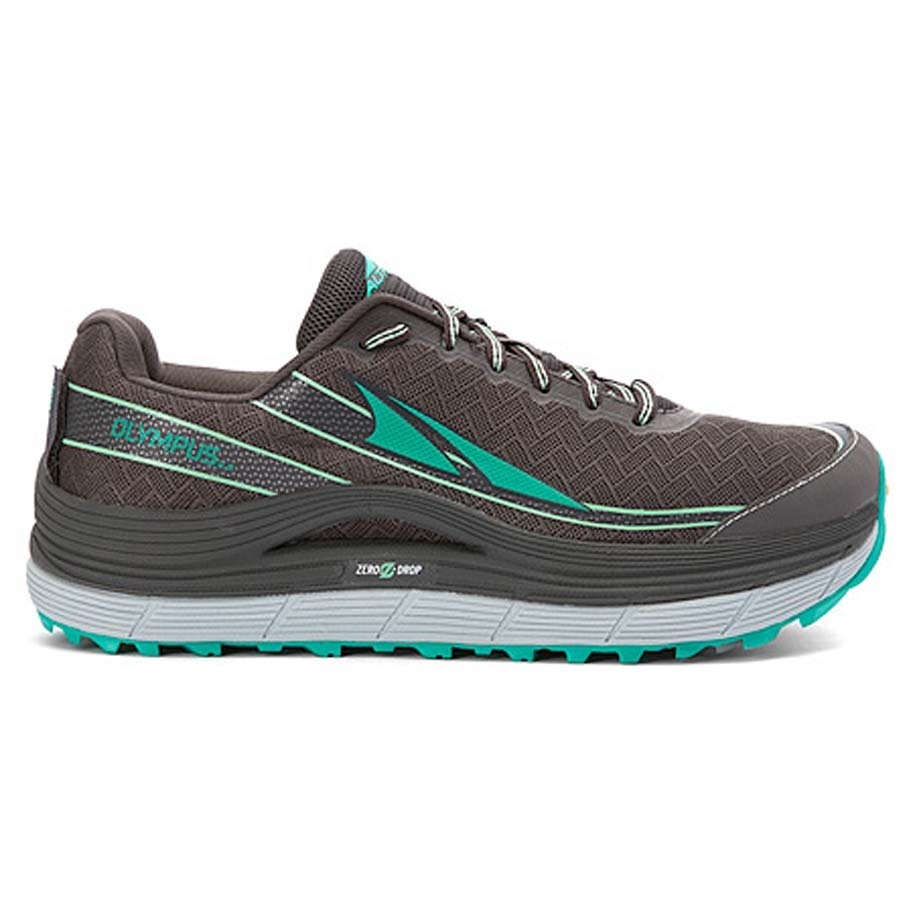 Altra Olympus 2 Womens Trail Running Shoes - Silver/Green