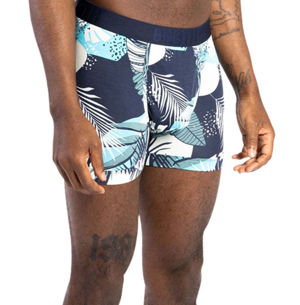 Bn3th Classic Trunk Mens Print Underwear - Fronds Dark Navy - L