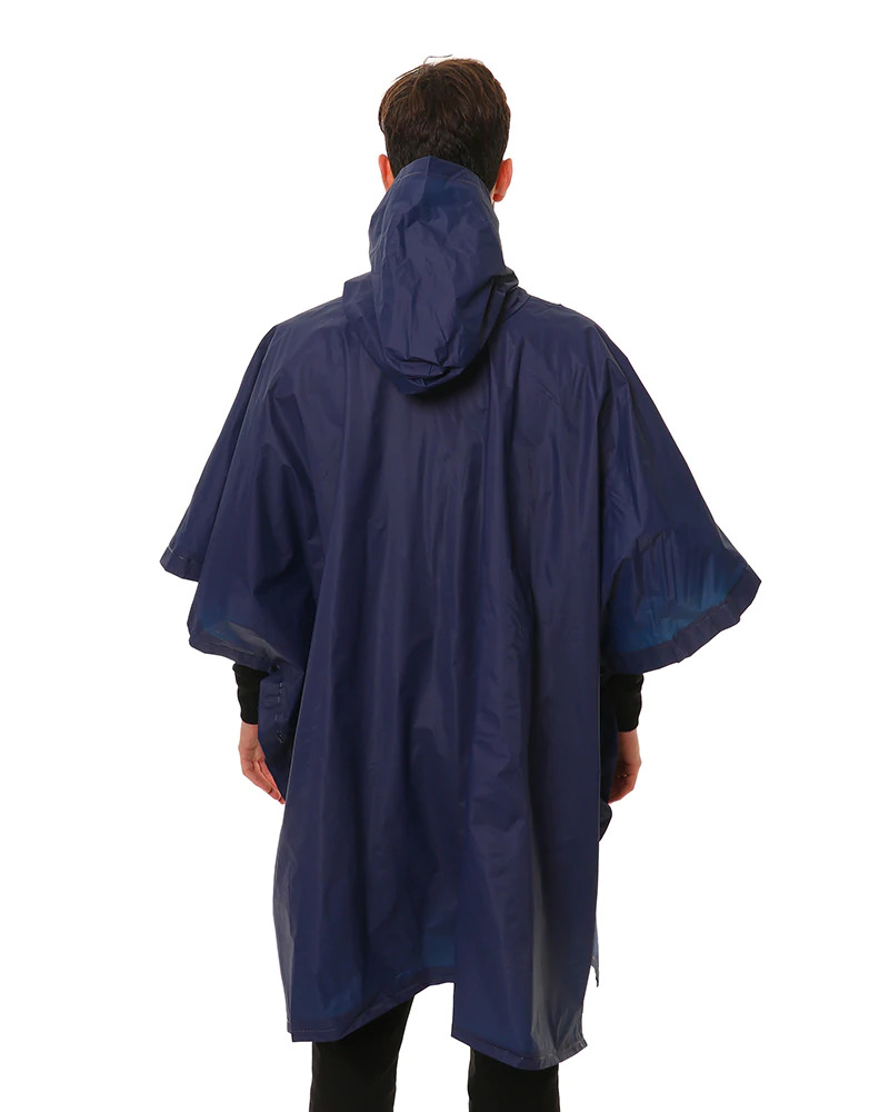 XTM Stash Lightweight Poncho - Navy - One Size - XTM Performance