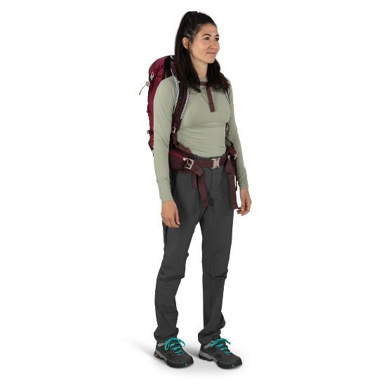 Osprey Sirrus 24L Womens Hiking Daypack - Elderberry Purple/Chiru Tan