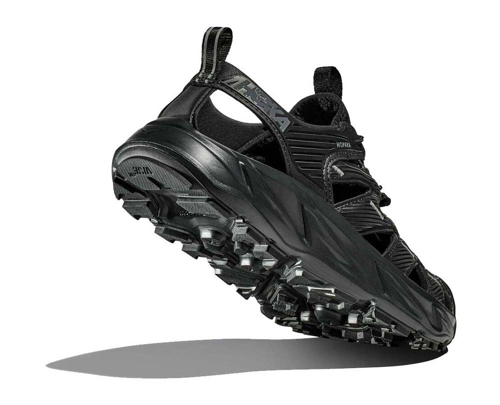 Hoka Hopara Mens Hiking Sandals - Black/Black