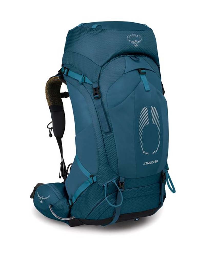 Osprey Atmos AG 50L Mens Hiking Backpack Venturi Blue L XL