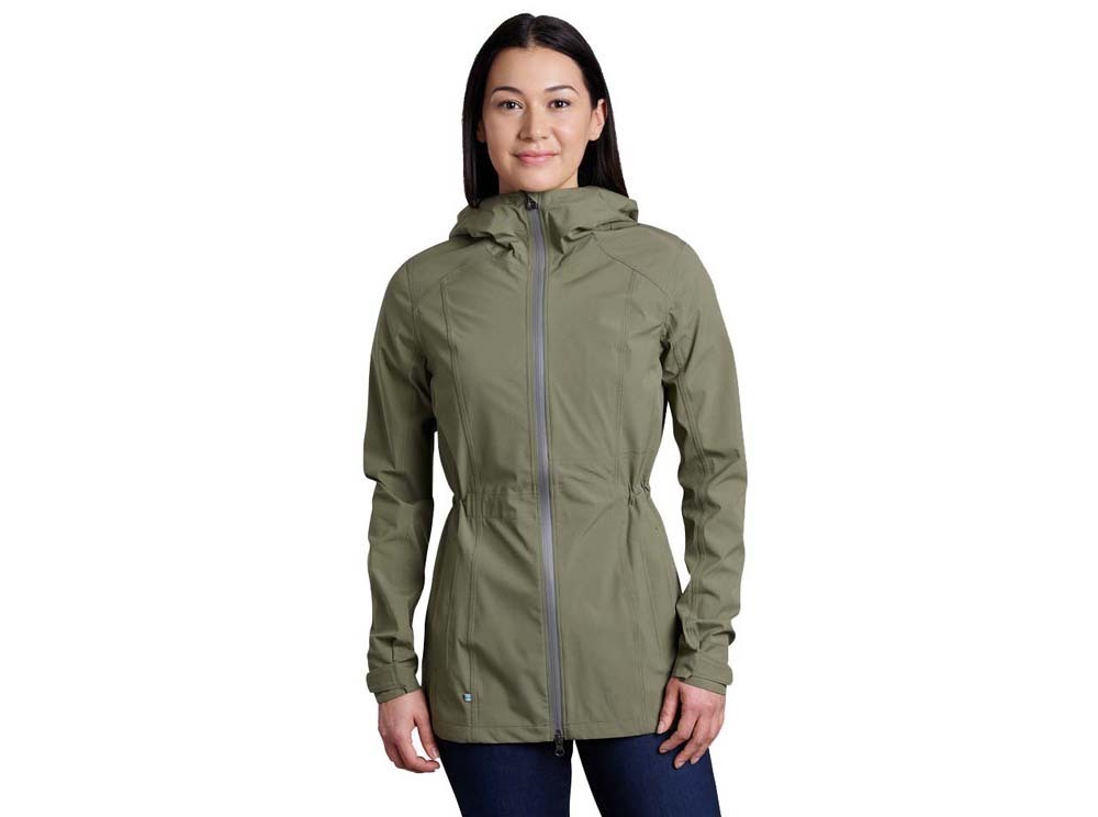 Kuhl Stretch Voyagr Womens Waterproof Jacket Sage XL