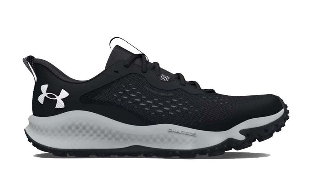 Grey and white hot sale under armour shoes