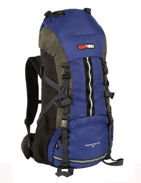 hiking bag with sleeping bag