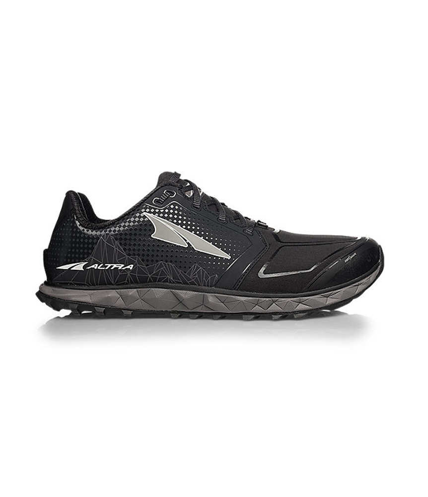 all black trail running shoes