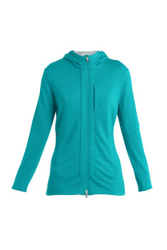 Icebreaker Womens Quantum III LS Zip Hoodie