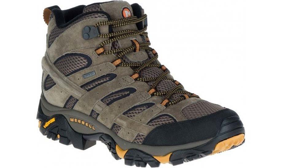 Merrell Moab 2 Ltr Mid Gtx Gore Tex Waterproof Hiking Boots Walnut Mens