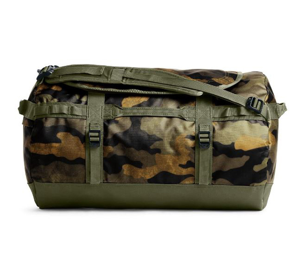 The North Face Base Camp Duffel Bag Burnt Olive Green Camo S
