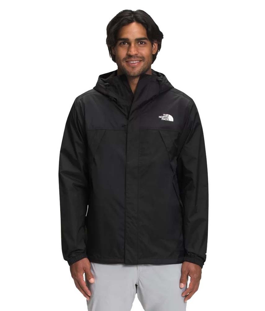 North face black waterproof jacket online