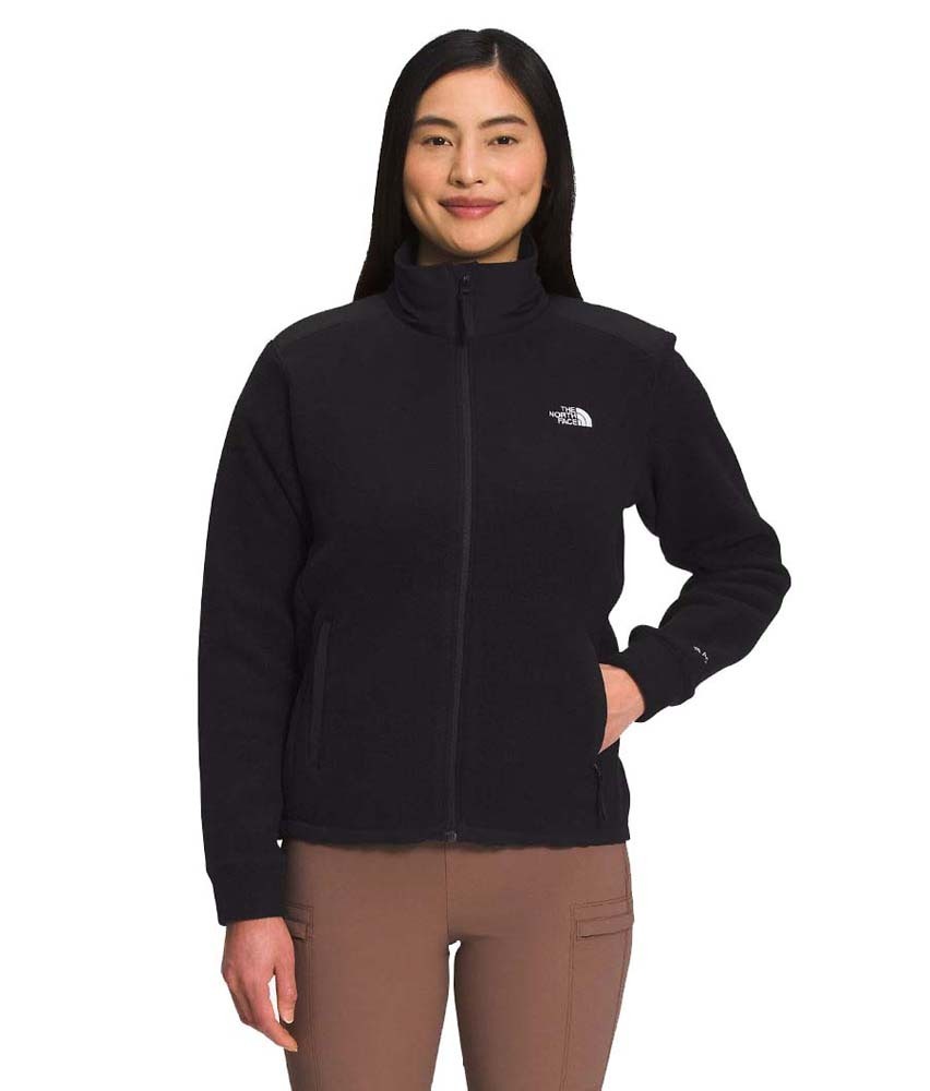 North face black fleece hotsell women's jacket