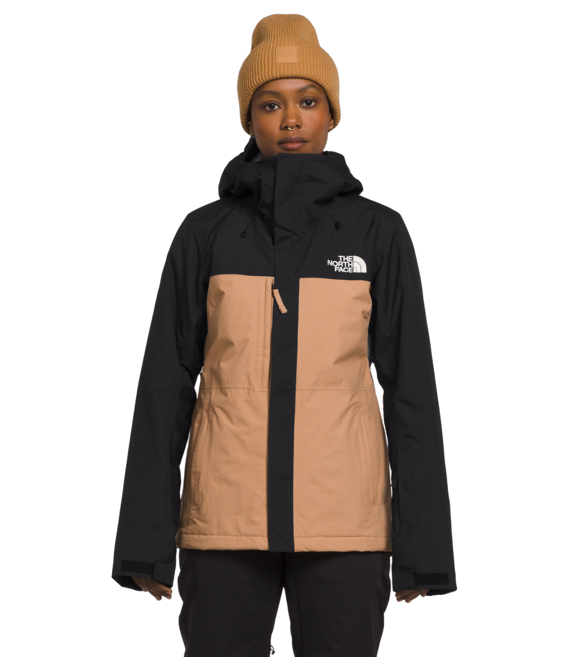 North face top ski coat womens