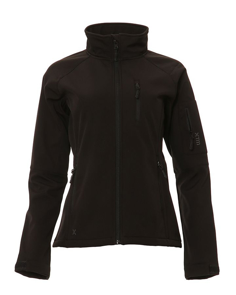 XTM Softshell Womens Windproof Jacket - Black - 10 - XTM Performance