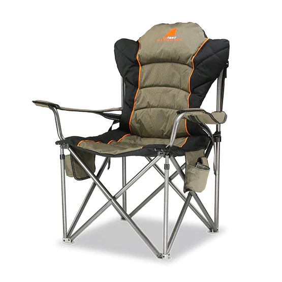 Oztent king kokoda camping store outdoor chair with lumbar support