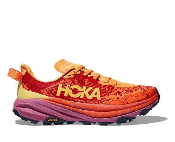 Hoka Speedgoat 6 Mens Trail Running Shoes - Sherbet/Beet Root