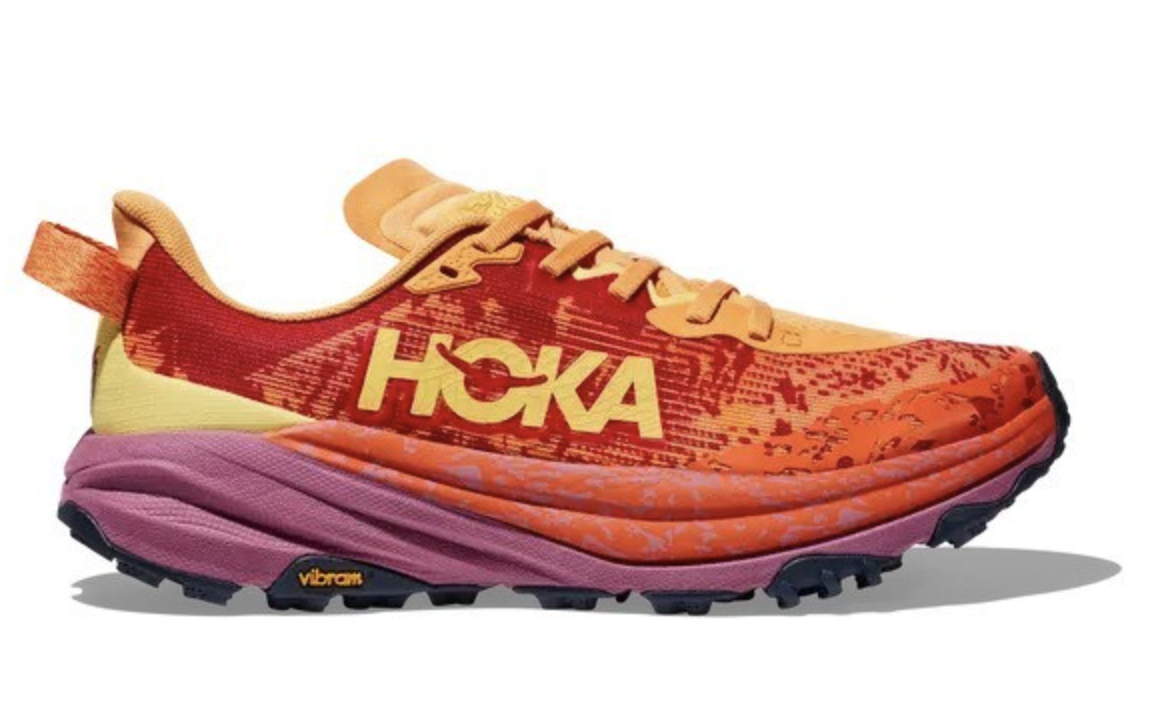 Hoka Speedgoat 6 Mens Trail Running Shoes - Sherbet/Beet Root 