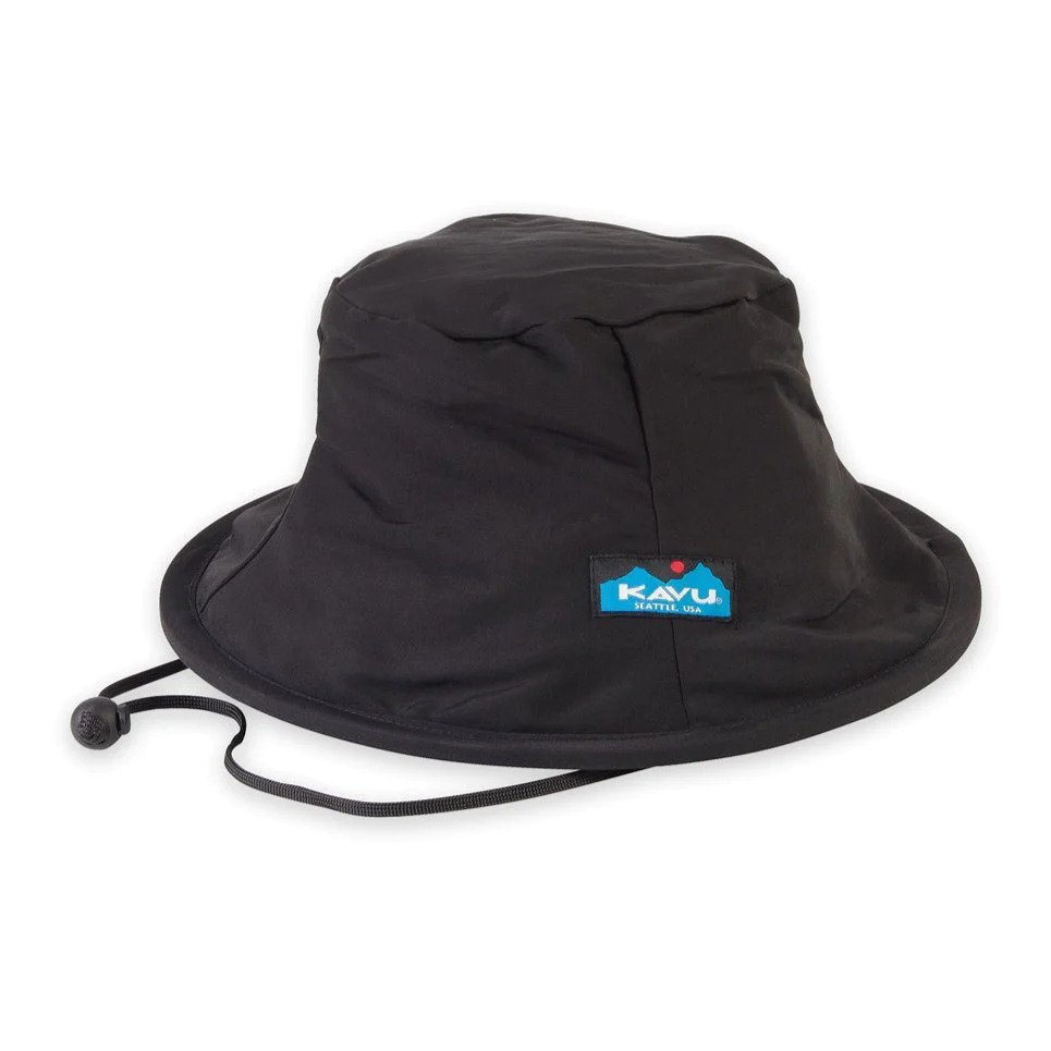 KAVU FISHERMANS CHILLBA UNISEX BUCKET HAT  - BLACK