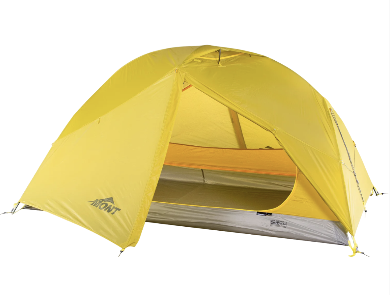 Mont Moondance 2 2-Person 3 Season Hiking Tent - Lemongrass