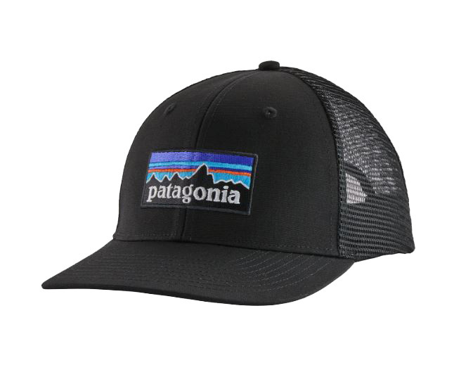 Patagonia P-6 Logo Trucker Hat - Black