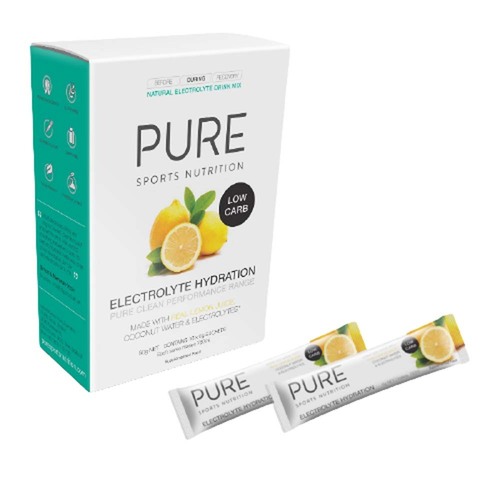 Pure Electrolyte Hydration Low Carb - 10 Pack Sachet Box 