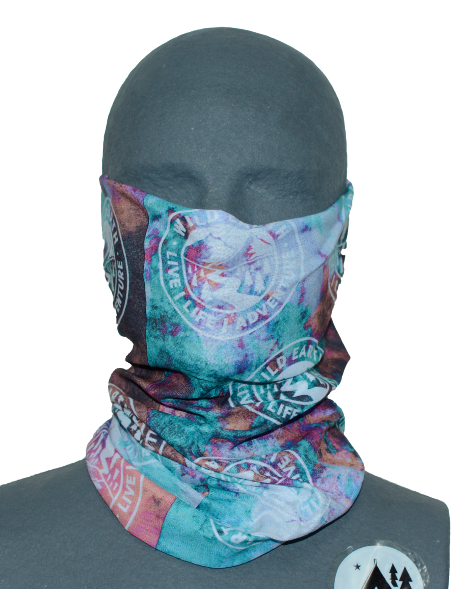 Wild Earth Lightweight Neck Gaiter - Tie Dye