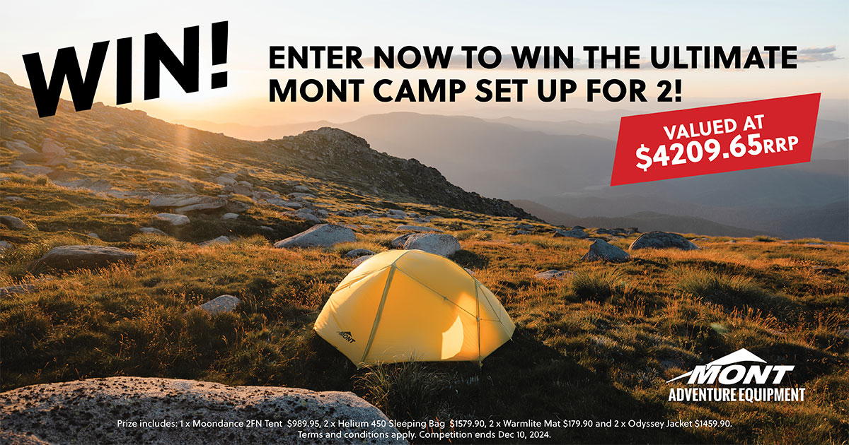 Enter now to Win a Mont Campsite for 2 worth $4209.65RRP.