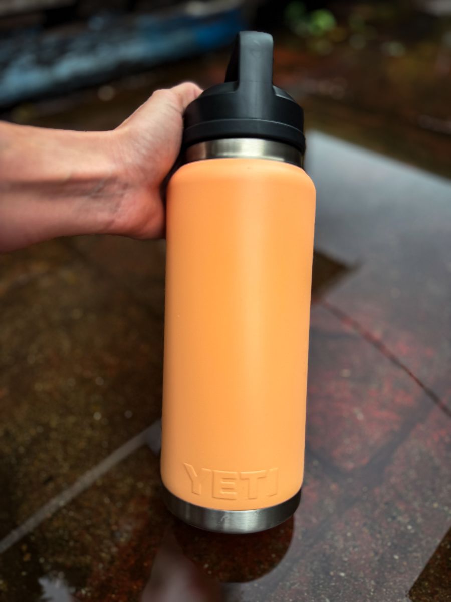 YETI Rambler Insulated Water Bottle in Orange