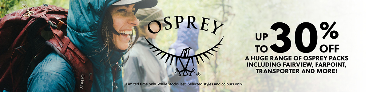 Osprey 30% off Jan 25 Hs2R