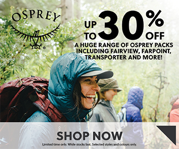 Osprey 30% off Jan 25 HFC