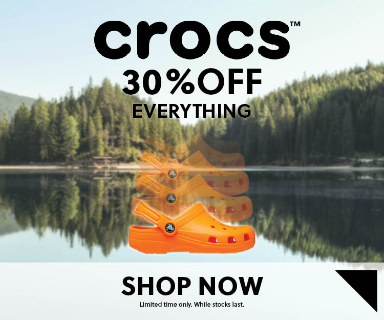 Crocs 30% off HFC Bnr