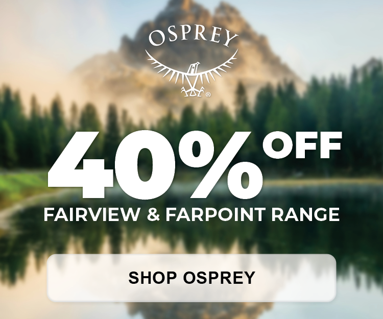 Osprey Farpoint/Fairview 40% Off 26 Hs Bnr