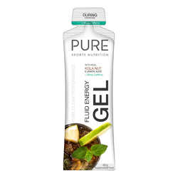 Pure Energy Fluid Gel - Cola with 30mg Caffeine - 50g