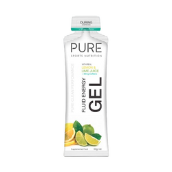 Pure Fluid Energy Gels - Lemon Lime Caffeine - 50g