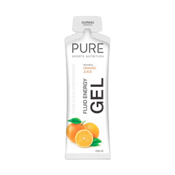 Pure Fluid Energy Gels - Orange - 50g 