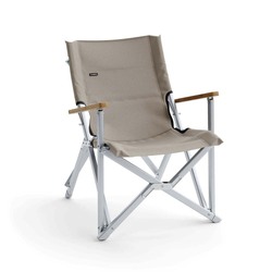 cream camping chairs