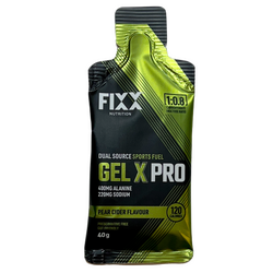 Fixx Gel X Pro Sports Fuel Gel - Pear Cider - 40g