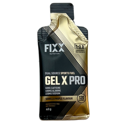 Fixx Gel X Pro Sports Fuel Gel - Vanilla Maple - 40g