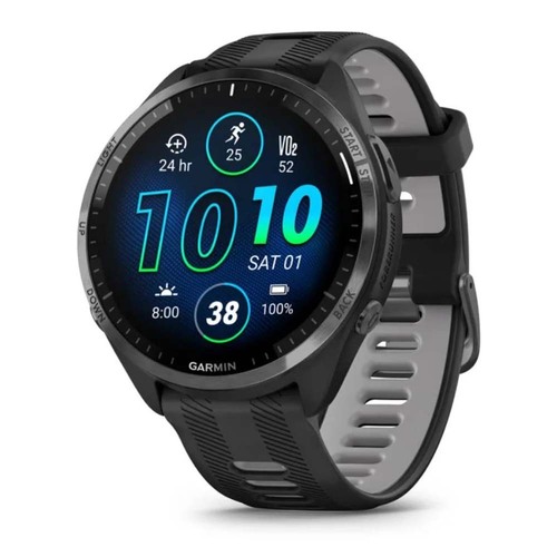 Garmin Forerunner 965 Running Smartwatch Black Powder Gray