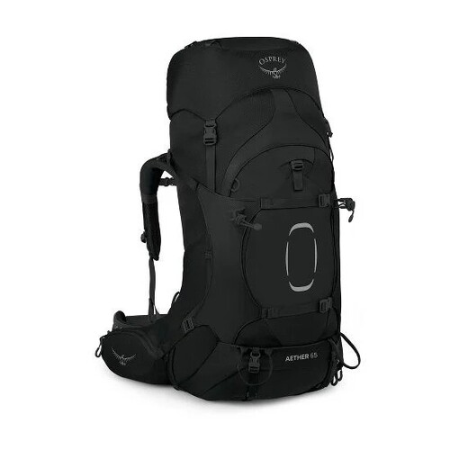 Osprey Aether 65L Mens Hiking Backpack Extended Fit Black L XL