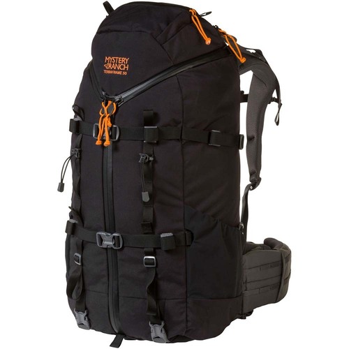 Mystery Ranch Terraframe 3-Zip 50L Hiking Backpack - Black - M