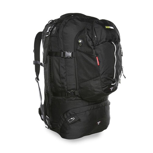 black wolf hiking pack