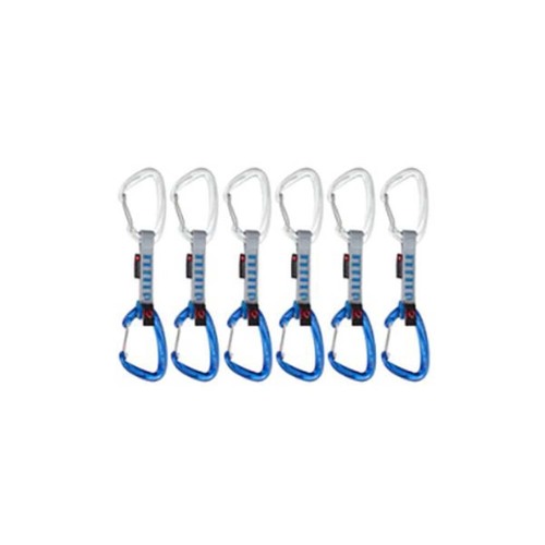 Mammut Crag Wire 10 cm Indicator 6-Pack Quickdraws - Silver/Ultra Marine