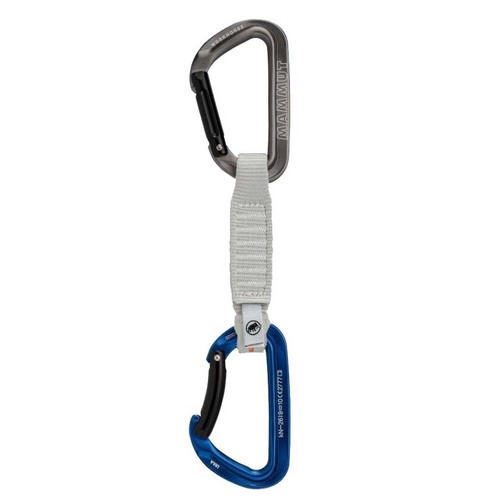 Mammut Workhorse Keylock 12 cm Quickdraw - Grey/Blue