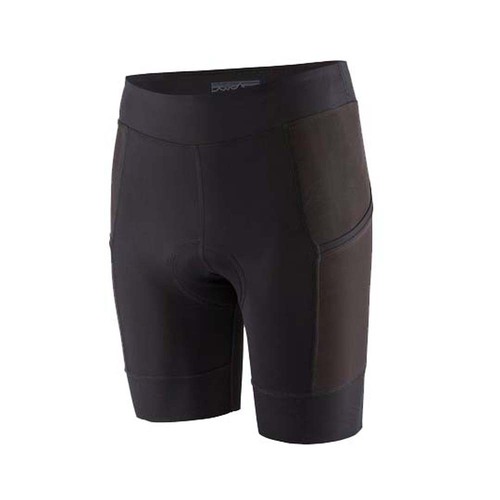 Patagonia Dirt Roamer Liner Womens Bike Shorts - 8in - Black - S