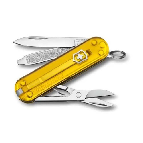 Victorinox Classic SD Transparent Pocket Knife - Tuscan Sun