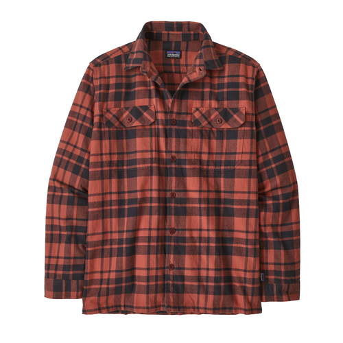 Patagonia Organic Cotton Midweight Fjord Flannel Mens Long Sleeve Shirt