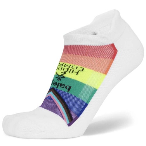 Balega Pride Hidden Comfort No Show Tab Socks - Rainbow - S