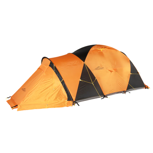 Mont Epoch 2-Person 4 Season Alpine Hiking Tent - Tumeric/Charcoal